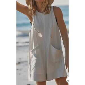 Free People Movement Elliot Romper in Snowy Size Medium NEW